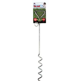 Prevue Pet Products Spiral Tie-Out Stake Heavy Duty (Option: 24 Inch)