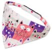 Touchdog 'Head-Popper' Fashion Designer Printed Velcro Dog Bandana