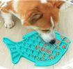 Silicone Lick Mat For Pet Dogs Slow Food Plate Rice Bowl For Small Medium Dog Anti Gulping Choking Feeder Puppy Treat Dispenser