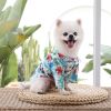 Hawai Beach clothing for Pet Dog Cat T-Shirts Cute for Small to Medium Dog Cats Cool Summer Vest Camp Shirt Clothes; dog clothes